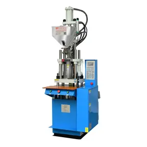 Automatic vertical injection molding machine for molding adapter cable