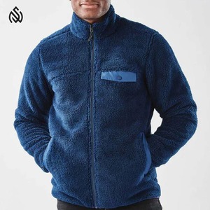 OEM Service Custom Design Blank Wholesale <b>Sherpa</b> Wool <b>Jacket</b> With Fleece Zip up <b>Jacket</b> <b>Sherpa</b> Fleece winter <b>jacket</b> - Product Image 1