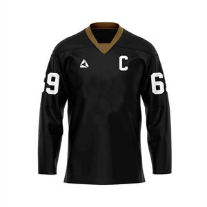 Maillot de hockey sur glace personnalisé de haute qualité uniforme sportif 100 pour cent polyester Service OEM ODM - Product Image 2