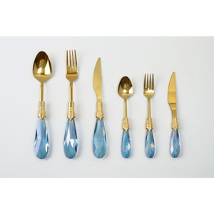 Designer Made in India Wholesale Supplies Luxurious Stainless Steel Metal <b>Cutlery</b> Customized Flatware Set for Banquet and Hotel - Product Image 5