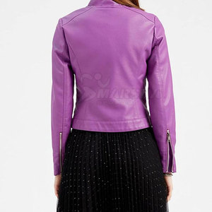 แจ็กเก็ตหนังกันลมสำหรับผู้หญิงแจ็คเก็ตหนังสไตล์ล่าสุด - Product Image 4