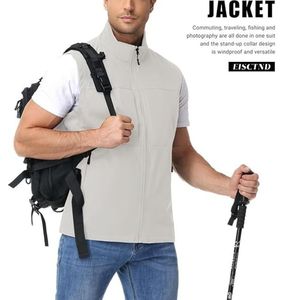 Nuevo Chaleco de lana de algodón de invierno transpirable de alta calidad para hombres al aire libre Casual OEM prendas de vestir chaquetas cálidas sin mangas para ropa exterior - Product Image 3