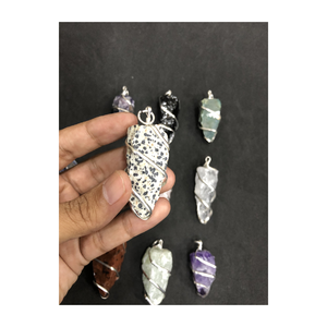 จี้พลอยธรรมชาติสไตล์วินเทจเครื่องประดับแฟชั่นตามสั่ง - Product Image 4