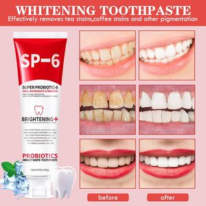 Pasta Dental Probiótica SP-6 Blanqueadora para el Mal Aliento, Equilibrio del Microbioma Bucal, Blanqueamiento Dental, Cuidado Bucal con Aliento Fresco 140g - Product Image 3