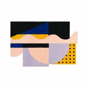 Tapis irrégulier tufté à la main pour chambre à coucher, salon, salle à manger, bureau, chambre d'enfant 100% tapis en laine de Nouvelle-Zélande - Product Image 3