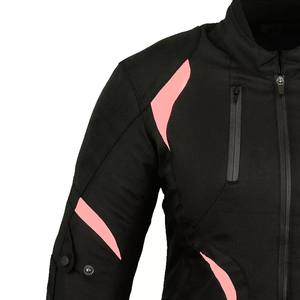 Chaqueta textil para moto para mujer, impermeable, Premium, CE, blindada, chaqueta de moto Cordura para mujer - Product Image 4