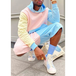 Workout Clothing <b>Men</b> <b>Short</b> <b>Set</b> Sweat Suit <b>Men</b> Pullover <b>Hoodie</b> <b>and</b> <b>Short</b> <b>Sets</b> - Product Image 2