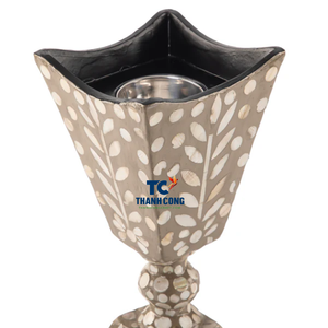 Brûleur d'encens fait main en nacre incrustée, style arabe religieux, parfum d'intérieur pour la célébration du Ramadan et de l'Aïd, vente en gros - Product Image 2