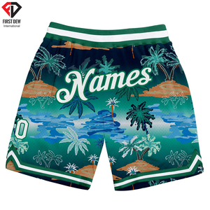 Pantalones cortos de baloncesto transpirables para hombre, fluorescente, Color sólido, liso, 100% poliéster, malla, alta calidad, talla grande - Product Image 3