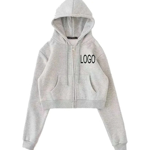 Sudaderas con capucha con cremallera impresas en 3D personalizables Tops de moda para mujer en invierno con posición de logotipo frontal - Product Image 5