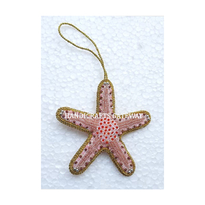 Very Trusted 2024 Indian Art Manufacturer and Best Supplier of Handmade Beaded Zari Embroidery Customize Shape <b>Tree</b> <b>Ornaments</b> - Product Image 1