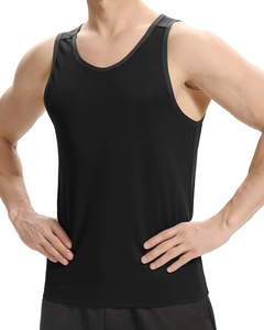 Camiseta Deportiva sin Mangas para Hombre, de Poliéster, para Gimnasio, Fabricación Personalizada - Product Image 1