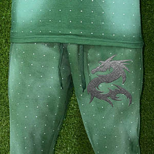 เซ็ตกางเกงขายาวเสื้อยืดสองชิ้นสำหรับผู้ชายแนวสตรีทระบายอากาศได้ดีดีไซน์ตามสั่ง2025มาใหม่ - Product Image 2