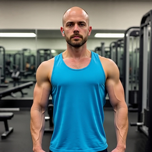 Workout Fitness Wear Singlets <b>Vests</b> Men's Casual Lightweight Sleeveless Singlet Tops Quick Dry <b>Stringer</b> Tank Tops Male - Product Image 3