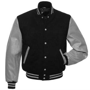 Custom HighQuality Varsity Jacket University Varsity Baseball Jacket <b>100</b>% <b>Wool</b> Stand Collar Canvas <b>Fabric</b> Waterproof - Product Image 5
