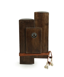 Bougeoir mural peint à la main Shades of a Leaf en bougeoirs en bois de teck pour la décoration de Noël Scones en bois rustiques - Product Image 6