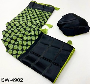 New Eco-Friendly Stretchable Floral Pattern Soft Faux Georgette Silk Four Seasons Ethnic Women's <b>Sarees</b> <b>Blouse</b> Bandanas Enhanced - Product Image 5