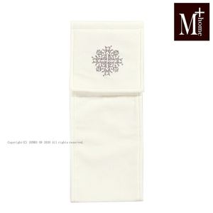 M + ที่คลุมกระดาษพลาสติกสีขาวทันสมัยสำหรับใช้ในห้องน้ำหรือโรงแรม - Product Image 2