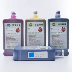 1000ml Galaxy ECO Galaxy Ink dx4 dx5 dx7 หัวพิมพ์หมึกตัวทําละลายนิเวศสําหรับ XP600 I3200