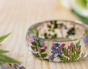 ATRACTIVIDAD Joyería fina Pulseras y brazaletes finos Cadena fina y pulseras de eslabones Resina acrílica Flor Brazalete Pulsera Joyería - Product Image 2