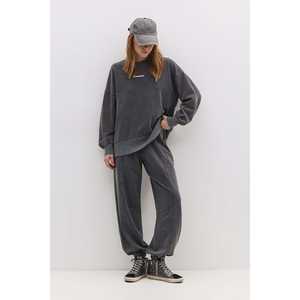 Sweat-shirt à effet délavé avec slogan - Product Image 3