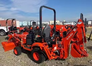Tractor de ruedas diésel Kubota BX25D de 25HP bastante usado con cargador y retroexcavadora, utilidad compacta para paisajismo, agricultura y construcción - Product Image 5