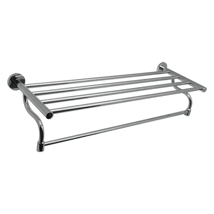 Home Long 24 Inch stainless steel Bathroom Shelf Towel Rack