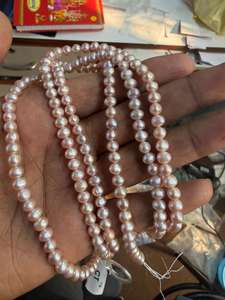 ลูกปัดมุกสีชมพูเกรดขายดี ความเงางามสูง มุกเปลือกหอยสีชมพูธรรมชาติ สำหรับทำเครื่องประดับ ลูกปัดมุกทรงหยดน้ำ สวยงาม เรียบเนียน - Product Image 2