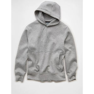 Men's Custom Unisex Pullover Hoodie Oversized Heavyweight Fleece Sweatshirt with Cropped Zip Plus Size Solid DIY Pattern - Product Image 5