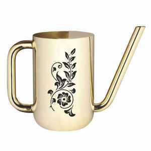 Modern Design Brass Plated <b>Water</b> Cane Watering Pot Durable Price <b>for</b> Hallway Use <b>Garden</b> Ware <b>Can</b> High Quality - Product Image 1