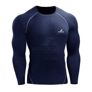Custom Printed Pictures Compression Full Sleeves <b>Shirts</b> Printing Logo <b>100</b>% <b>polyester</b> Men's Compression Full Sleeves <b>Shirts</b> - Product Image 1