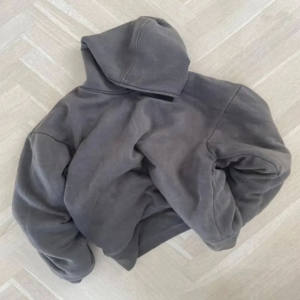 Haute qualité 500gsm poids lourd pull à capuche français Terry sweats à capuche goutte épaule sans cordes lourd surdimensionné hommes sweats à capuche - Product Image 5