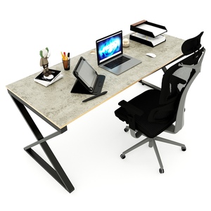 โต๊ะทำงานไม้เอชบีเอ็กซ์ซี รุ่น XConcept HBXC049 ขนาด 180x70 ซม. แบบมินิมอล พร้อมเคลือบเมลามีน ทนทาน รูปทรงตัวแอล สำหรับสำนักงาน - Product Image 1