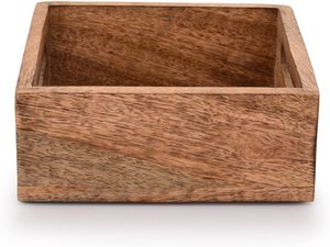 Home Accessories Wooden Napkin Holder With Cutout Handles for Napkin tissue kitchenware usage - Product Image 2