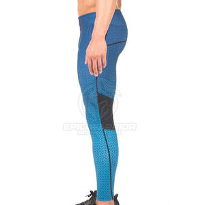 Legging de sport pour homme, taille élastique, grande taille, design personnalisé - Product Image 4