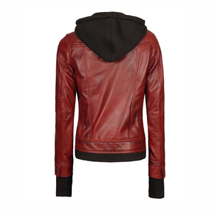 Chaqueta de cuero de bajo precio Tallas grandes Ropa informal Cuero de moda genuino Hecho en Pakistán Chaquetas de mujer - Product Image 5