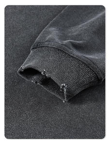 Sudadera de Invierno de Algodón 100% de Primera Calidad, Estilo Urbano, Lavado Ácido, Venta Caliente, Nueva Llegada para Hombre - Product Image 6