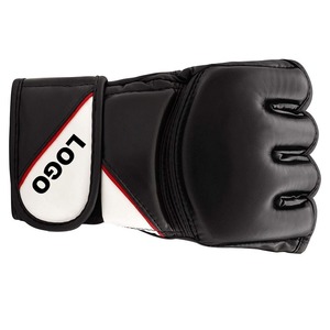 Prix de gros, sac de sable, gants de MMA demi-doigts, gants de boxe, gants de MMA en cuir haut de gamme à vendre - Product Image 4