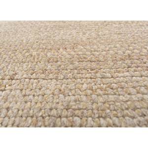 Tapis en laine afghane noué à la main de couleur unie ivoire AKWL-1675 (Cs-01) Tabriz, tapis rectangulaire pour salon, couloir, maison, neuf - Product Image 3