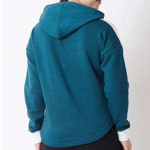 Wholesale Women Color Block Hoodies Custom <b>Patchwork</b> Long Sleeve Sweatshirts Oversized Pullover Casual Ladies Streetwear <b>Tops</b> - Product Image 6