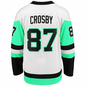 Jerseys de práctica de hockey sobre hielo por sublimación Reversible para hombre de poliéster 100% de alta calidad personalizados respetuosos con el medio ambiente de secado rápido transpirable - Product Image 2