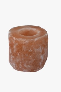 Lampes en sel naturel rouge de l'Himalaya sculptées à la main style floral du Pakistan - Product Image 6