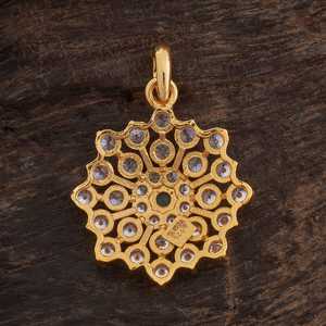 Pendentif personnalisable en alliage de zinc plaqué argent, breloque 174090, motif cœur, chrétien, hindou, affirmation, avec diamant et perle - Product Image 4