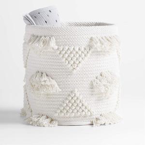 Dernier panier de rangement tissé à la main Style bohème panier de rangement pliable tissé à la main tissé naturel fabricant d'usine ITHL - Product Image 3
