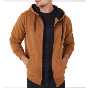 Sudadera con capucha de invierno para hombre de mejor diseño, gran oferta, ropa de calle, patrón sólido, tela de punto, 100% algodón, cuello con capucha, forrado, teñido liso - Product Image 5