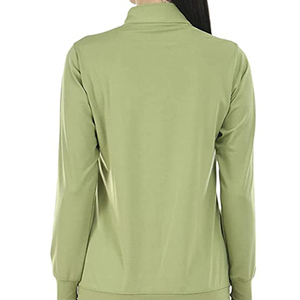 Conjunto Deportivo Informal de Talla Grande para Mujer, con Cremallera, 100% Algodón, Estampado Lavado Ácido, de 2 Piezas, Ropa Urbana de Invierno, de Fábrica - Product Image 6