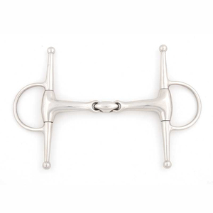 Mors à double articulation de qualité supérieure pour l'équitation, embout poli et lisse, équipement vétérinaire - Product Image 3