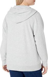 Sudadera con capucha y cremallera de manga larga personalizada de último diseño para mujer - Product Image 3