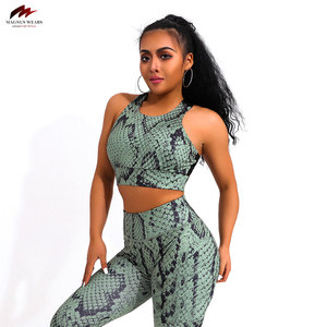 Ensembles de yoga haute performance pour femmes de qualité supérieure nouveauté couleur personnalisée vêtements de fitness motif solide respirant taille élastique - Product Image 5