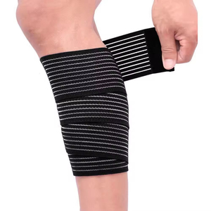 Bandes de Soutien pour Haltérophilie, Musculation, Squat et Deadlift – Élastiques en Néoprène pour Genoux – Équipement de Sécurité Sportif - Product Image 1